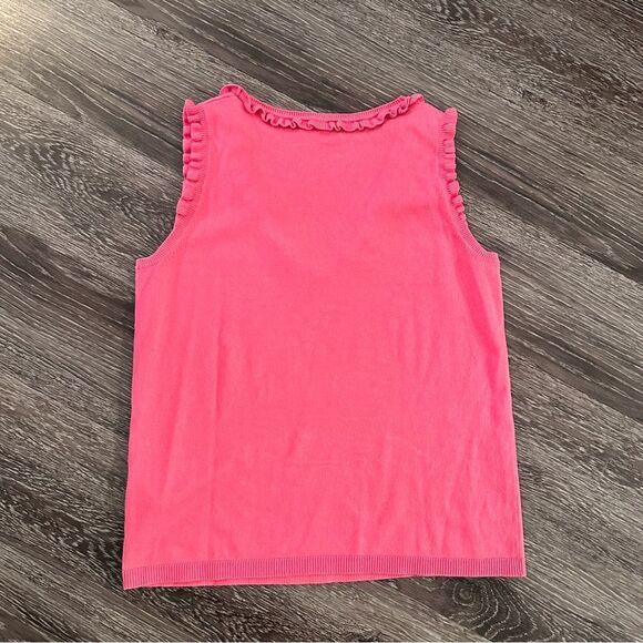 Boden Sleeveless Ruffle Trim Knit - Picture 7 of 9